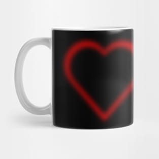 Aesthetic Red Heart Mug